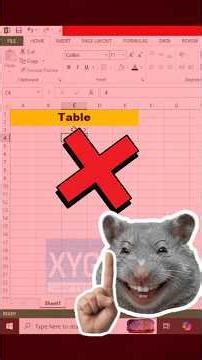 How to Write Table in Excel Sheet | Excel Tutorial for Beginners ✅