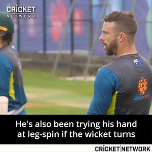 When the Australian Men's Cricket Team is stacked with wicketkepers, why not put your hand up as a bowling option if you're Matthew Wade? 🤣 | cricket.com.au