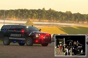 Two killed in dam explosion after workers were trapped 80ft deep in rubble