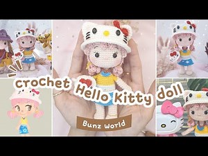 Crochet Hello Kitty Doll 🩷 | Hello Kitty Island Adventure Inspired 🩷 |