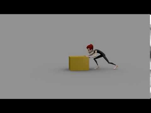 Box pushing Animation