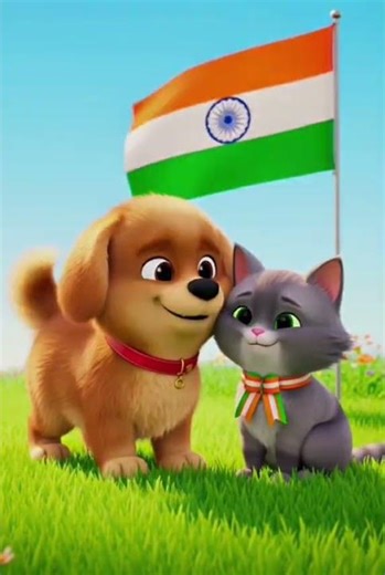 A small puppy, a big lesson,Unity makes us strong#HappyRepublicDay #PuppyLove#KidsStory #ViralShorts