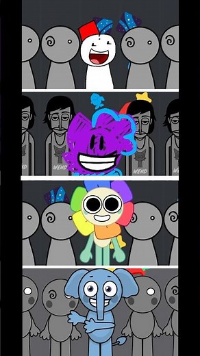 Sprunki | FSCore VS Dandy's World VS Fiddlebops VS Abgerny