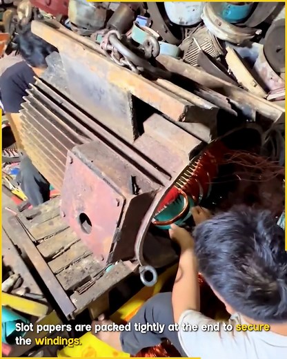 113K views · 817 reactions | Motor Stator Rewinding With Precision. #MotorRewinding #StatorWork | Fun club | Facebook