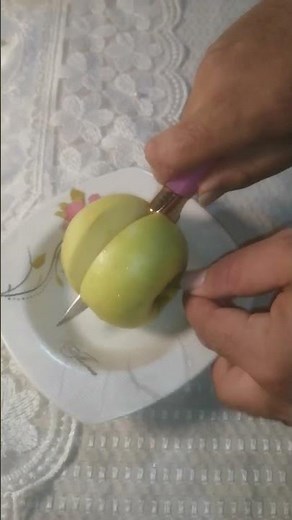 Crispy Apple Cutting ASMR 🍎🔪 #shorts #asmr #mukbang