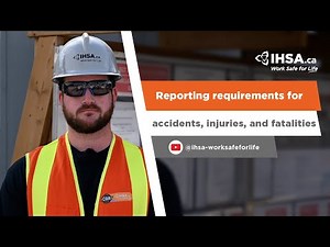 Reporting requirements for accidents, injuries, and fatalities