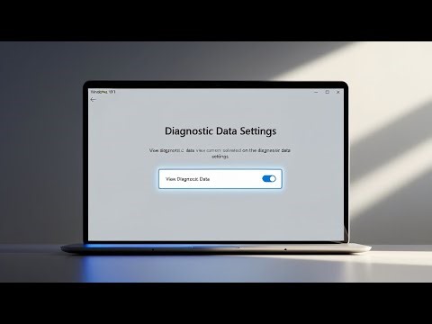 How to turn on view diagnostic data in windows pc or laptop