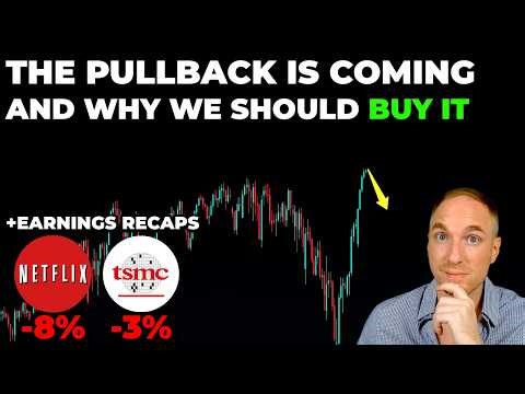 PULLBACK is Coming - And Why We Should BUY It... & NFLX, TSM Earnings