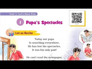 Poem | Papa's Spectacles Explanation In Hindi | Santoor NCERT Class 5 English Chapter 1