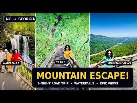 Best of Sky valley GA and Highlands NC🌄Mount Soma, Sky Valley, Dry Falls,Highlands & Tallulah Gorge