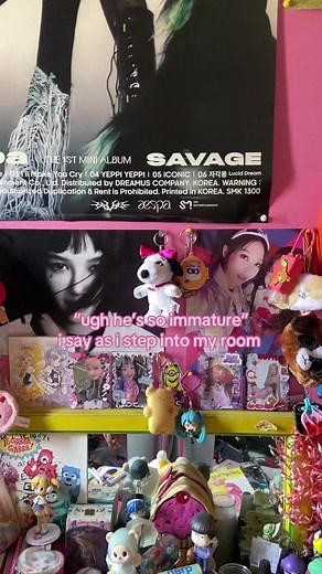 another room post xp #fyp #room #kpop #maximalism #collection