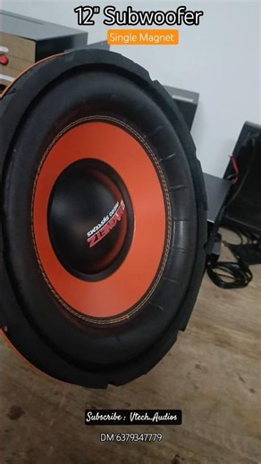 Magnetz Single magnet Subwoofer /12" inch Subwoofer #amplifiers #subwoofer #woofers #basstest #bass