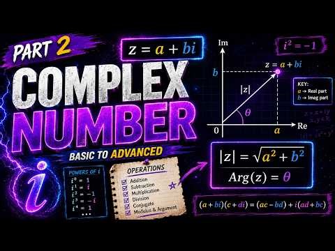 Complex Numbers Part 2 | NCERT Based Full Lecture