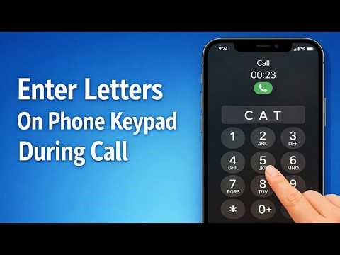 How To Enter Letters On Phone Keypad During Call (2026)