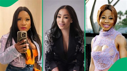Old pics of Makhadzi, Kelly Khumalo and other celebs before money amuse Mzansi