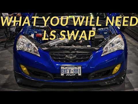LS SWAPPING A GENESIS COUPE and what parts you will need to do it