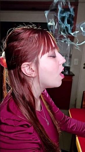 Side View Smoking Tease – 2 Slow Drags, 1 Look 💨