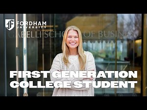 Advice From a First-Generation College Student | Fordham University