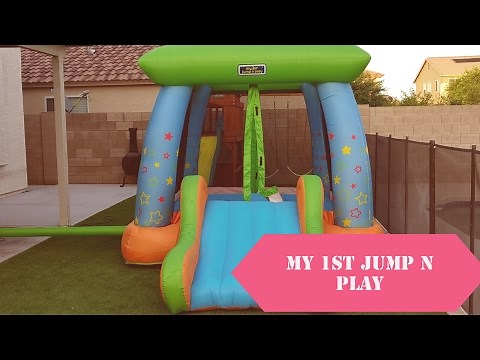 My First Jump N Play | Jump House | Backyard Budget Friendly Playhouse