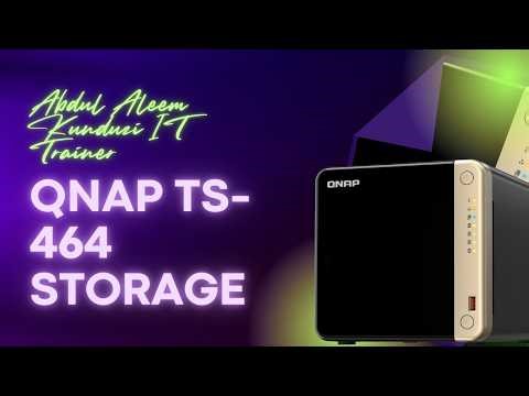 QNAP TS 464 storage setup