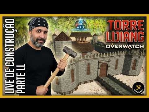 ARK SURVIVAL ASCENDED Overwatch no ARK? Construindo a Torre Lijiang, Parte ll #arksurvivalascended