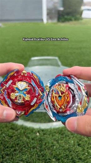 Xiphoid Xcalibur VS Zest Achilles(Viewer Suggested) #beyblade #beybladeburst