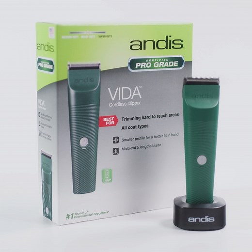 Details make the difference, and the Vida Cordless is no exception. 👏 The tapered, lightweight design and easily adjustable 5-in-1 blade can quickly go from removing bulk on the body to tackling finer detailing work. Truly a clipper that can help groomers to create their way. 🐶 andis.com #ANDISGROOMING #CREATEYOURWAY | Andis Grooming