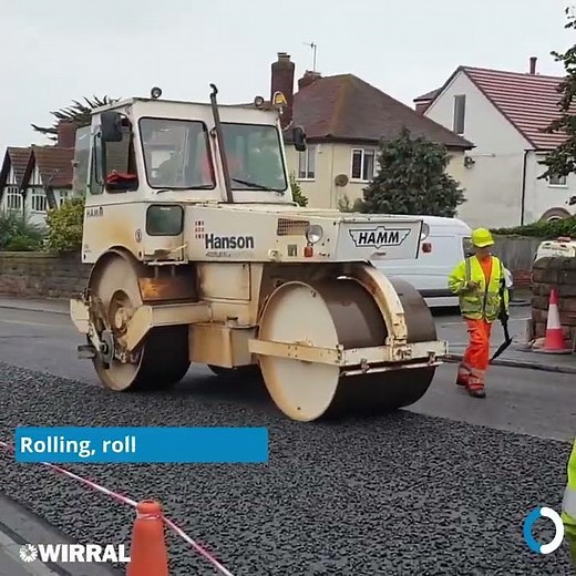 Road resurfacing treatment: hot-rolled asphalt