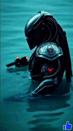 PREDATOR Yautja QUEEN 👑 in the Lake | 4K SHORT #predator #yautja #predatorbadlands #avp #prey #alien