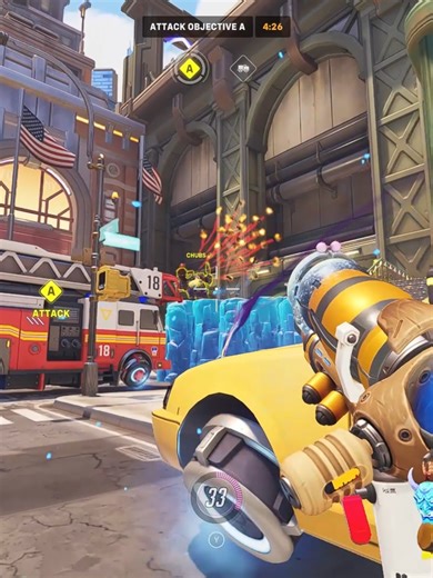 i thought they gave roadhog a super jump for a sec but the menacing junk laugh will paint a better picture #ow2 #overwatch2 #ow2tiktok #meiow2 #meiwall #roadhoghook #junkrat