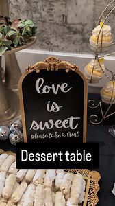 Even if you're having a cake, a dessert bar is a great idea! #weddingduo #weddingdesserts #weddingideas | The Wedding Duo