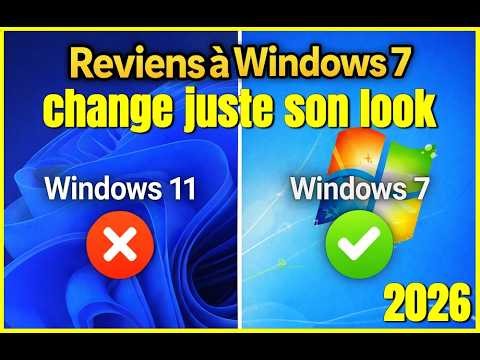 Tu trouves Windows 11 trop compliqué… Voici comment le rendre aussi SIMPLE que Windows 7 (2026)