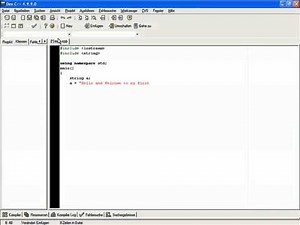 How To Declare String Variable In Dev C++