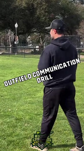 The communication drill is NECESSARY to work on outfield communication. Also works on the drop step as well. All levels from little league to pro use some sort of this drill‼️ #baseball #littleleague #homerun #travelball #summercamp #fun #baseballseason #littleleaguebaseball #softball #mlb #speedball #legendsbaseball #sports #outfield #communication | Legends Baseball & Softball Camps