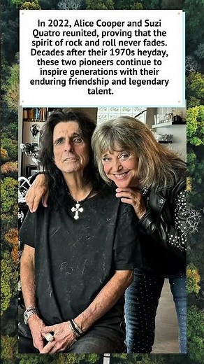 Alice Cooper and Suzi Quatro: Rock Legends Today 🎸🤘