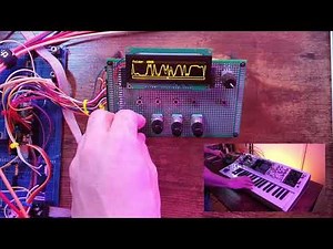 Wavetable synthesizer / Prototype D.I.Y based on Teensy 4.1 / 21 Presets sounds