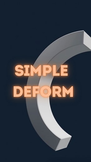 CG Cookie | Are you using the Simple Deform modifier correctly? This quick tip is from our course “Fundamentals of Mesh Modeling in Blender” 🍪... | Instagram