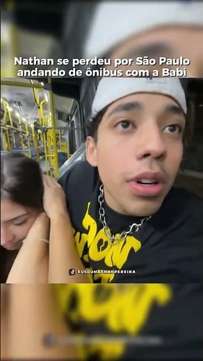 NATHAN E BABI SE PERDERAM EM SÃO PAULO ‪@whosbabi‬ #nathanpereira #whosbabi