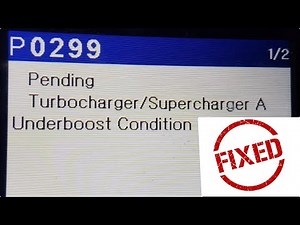 P0299 Tubro-underboost problem fixed , pressure transducer solenoid
