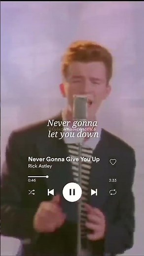 Never Gonna Give You Up - Rick Astley (Lyrics) | #rickrolled #rickrollmemes