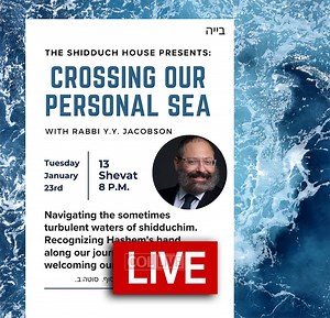 Live: 'Crossing Our Personal Sea' with Rabbi YY Jacobson