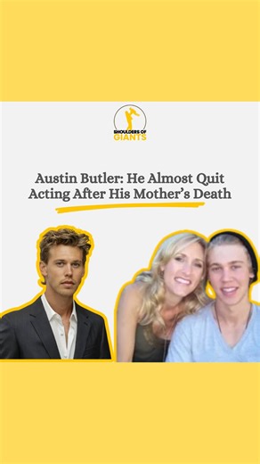 Shoulders of Giants on Instagram: "At just 13 years old, Austin Butler stumbled into acting almost by accident when a stranger on set noticed his natural charm while he was accompanying his older sister to an audition. What began as curiosity quickly turned into a dream—Austin spent hours teaching himself guitar and piano, practicing lines alone in his room, and sending out self-taped auditions with nothing but a cheap camera and relentless determination. His parents, divorced and struggling to 