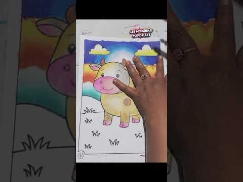 tutorial mewarnai sapi