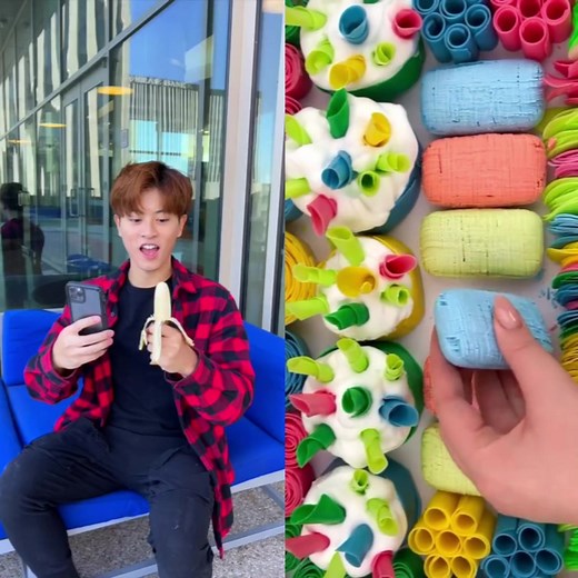 Colorful Putty Fun: Stretching and Shaping Malleable Substances