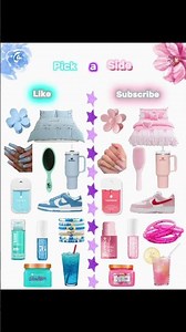 Pick a side challenge #challenge #side #pink #vs #blue