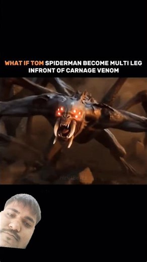 What if Tom Holland Vs Carnage Venom??Who's gonna win??#marvel #ytshorts#edits#octopus #salar #aa23