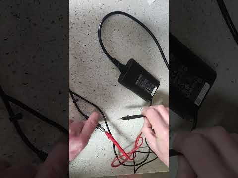 Dell E7240: how to test a charger or power lead with a multimeter