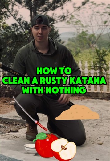 Got a rusty katana but no tools? Watch how I restore it with nothing but resourcefulness. 🗡️🔥 Learn the minimalist way to keep your blade combat-ready! #KatanaCare #SwordRestoration #MartialArts #SurvivalSkills #RustRemoval #DIYBladeCare #Bushcraft #JapaneseSword #MartialArtsTraining #TacticalTips #SurvivalHacks