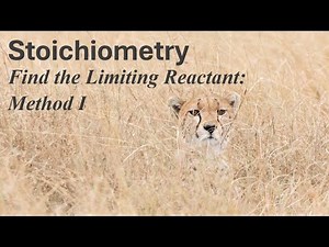 Finding the Limiting Reactant - Stoichiometry - Method 1