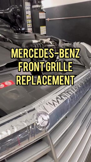 Grille replacement on a Mercedes-Benz #mercedes #e350wagon #e550 #c300...